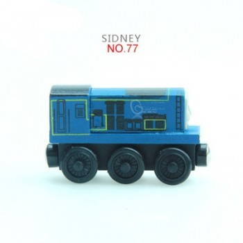 EDWONE  Diecast WOOD  Train Magnetic Trains Toy Wooden RAILWAY Toys Tank Engine Thomas Track Master For Kids Car Xmas Gift
