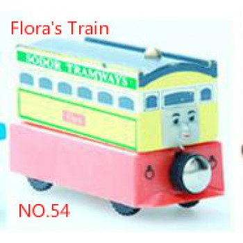 EDWONE  Diecast WOOD  Train Magnetic Trains Toy Wooden RAILWAY Toys Tank Engine Thomas Track Master For Kids Car Xmas Gift