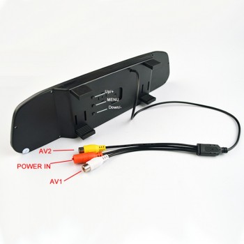Viecar Car Rearview Mirror Monitor HD Video Auto Parking Monitor TFT LCD Screen4.3 inch display with retail box