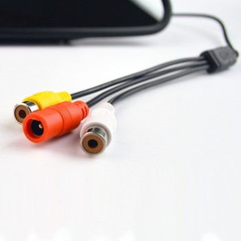 Viecar Car Rearview Mirror Monitor HD Video Auto Parking Monitor TFT LCD Screen4.3 inch display with retail box
