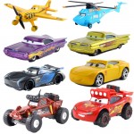 Disney Pixar Car 3 Car 2 McQueen Car Toy 1:55 Die Cast Metal Alloy Model Toy Car 2 Childrens Toys Birthday Christmas Gift