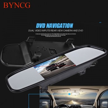 New Univeral Car Rear View Mirror Monitor 5 4.3 Inch Color TFT LCD Parking 4.3 Rearview Monitor for Backup Reverse Camera