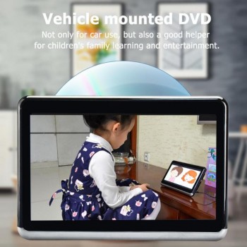 10.1 Inch Car Headrest DVD Video Monitor  Android 6.0 ARM A7 Quad Core WIFI Support TF Card U Disk Bluetooth HD Video Player New