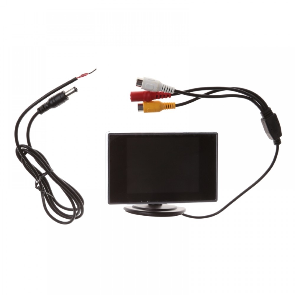 3.5 TFT LCD Color Monitor Screen DVD VCD For Car Rear View Backup Camera