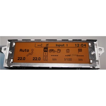 Car Screen Support USB Dual-zone Air AC Bluetooth Display Yellow Monitor 12 pin Suitable 307 407 408 C4 C5 Car Display Screen