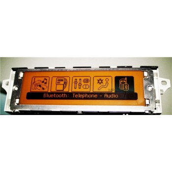 Car Screen Support USB Dual-zone Air AC Bluetooth Display Yellow Monitor 12 pin Suitable 307 407 408 C4 C5 Car Display Screen