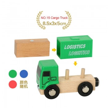 EDWONE Wood Magnetic Train Plane Wood Railway Helicopter Car Truck Accessories Toy For Kids Fit Wood Thomas Biro Tracks Gifts