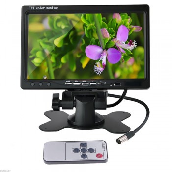 Car IR Rear View Wireless Backup Camera Kit + 7 TFT LCD Monitor for Truck / Van With IR remote controller.