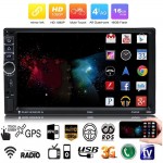 Car Radio Android 7 system 7 Inch Touch Screen Car Bluetooth MP5 Player Car Wifi Reverse Cam GPS Navigation Integrated Device