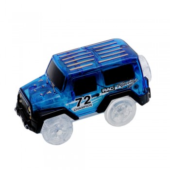 Glow track Spare parts For Magic Tracks DIY LED Light Up Car Toys Glowing Racing Electronics Glow Car Lights Cave bridge cross