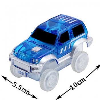 Glow track Spare parts For Magic Tracks DIY LED Light Up Car Toys Glowing Racing Electronics Glow Car Lights Cave bridge cross