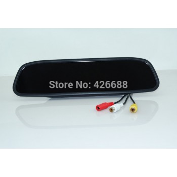 Parking Assistance 2 in 1 4.3 inch Digital LCD Mirror Car Parking r + Car Parking Rear view Camera For  Renault logan Sandero