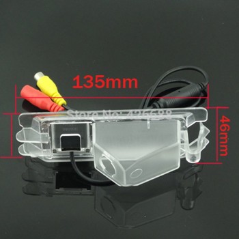 Parking Assistance 2 in 1 4.3 inch Digital LCD Mirror Car Parking r + Car Parking Rear view Camera For  Renault logan Sandero