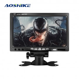 AOSHIKE 7 Inch 12V Car Monitor For Rear View Camera TFT LCD LED Display Universal With Vehicle Camera Parking 800*480 Sun Visor