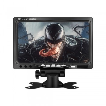 AOSHIKE 7 Inch 12V Car Monitor For Rear View Camera TFT LCD LED Display Universal With Vehicle Camera Parking 800*480 Sun Visor