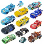 Disney Pixar Cars 3 Lightning McQueen Jackson Storm Mater 1:55 Diecast Metal Alloy Model Car Toy Christmas Gift Children Boys