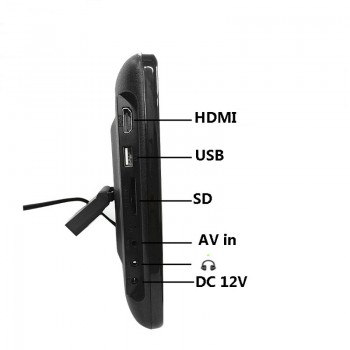 Cemicen 10.6 Inch Car Headrest Monitor Android 6.0 1920*1080 HD 1080P Video IPS Touch Screen 3G WIFI USB/SD/HDMI/IR/FM/Bluetooth