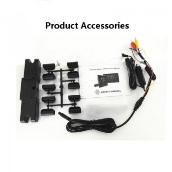Cemicen 10.6 Inch Car Headrest Monitor Android 6.0 1920*1080 HD 1080P Video IPS Touch Screen 3G WIFI USB/SD/HDMI/IR/FM/Bluetooth