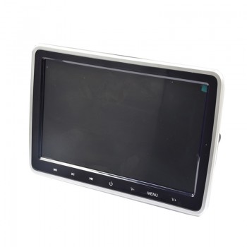 Cemicen 2PCS 10.1 Inch Car Headrest Monitor DVD Video Player USB/SD/HDMI/IR/FM TFT LCD Screen Touch Button Game Remote Control