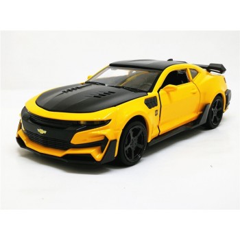 1:32 Chevrolet Camaro Sports Car Alloy Diecast Model Car Toy 5 Color Pull Back Flashing For Kids Birthday Christmas Gifts Toys