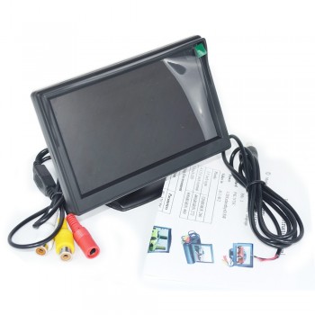 New 5 Inch TFT LCD Car Monitor Car Rearview Monitor for Security Backup Parking