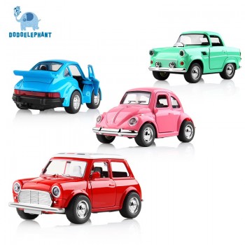 1:38 Alloy Car Pull Back Diecast Model Toy Sound light Collection Brinquedos Car Vehicle Toys For Boys Children Christmas Gift