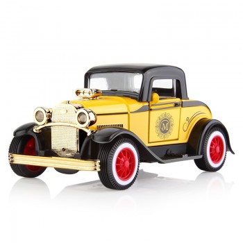 1:38 Alloy Car Pull Back Diecast Model Toy Sound light Collection Brinquedos Car Vehicle Toys For Boys Children Christmas Gift