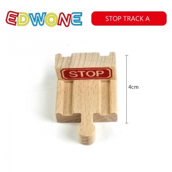EDWONE Thomas Wooden Train Track Railway Accessories All Kinds of Wood Track Variety Thomas Component Educational Toys