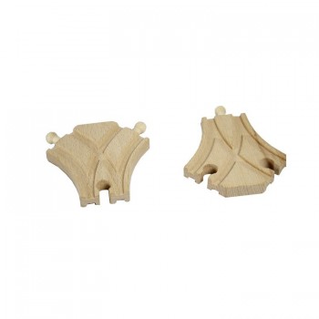 EDWONE Thomas Wooden Train Track Railway Accessories All Kinds of Wood Track Variety Thomas Component Educational Toys