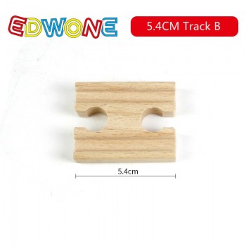 EDWONE Thomas Wooden Train Track Railway Accessories All Kinds of Wood Track Variety Thomas Component Educational Toys