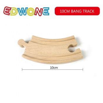 EDWONE Thomas Wooden Train Track Railway Accessories All Kinds of Wood Track Variety Thomas Component Educational Toys