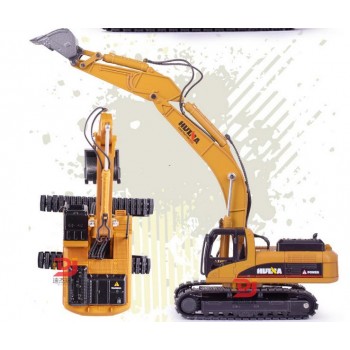 high simulation alloy engineering vehicle model, 1: 50 alloy excavator toys, metal castings, toy vehicles, free shipping