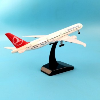 Aliexpress 11.11 Hot sale 20CM TURKISH AIRLINES Boeing 777 Airplane model  Plane model 16CM Aircraft model Toy plane gift