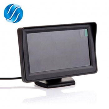 Color TFT LCD monitor display 4.3-inch Car parking rearview backup  video PAL/NTSC FREE SHIPPING