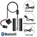 APPS2Car Hands-Free Car Bluetooth Adapter USB Auxialiary Input Mp3 Adapter for BMW BMW3 Series E46 1998-2005
