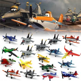 Pixar Planes 1:55 10-12cm No.72 Skipper Dusty Crophopper The King Ishani Shipboard Aircraft Echo Metal Diecast Toy Plane Loose