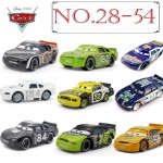 No.28-54 Disney Pixar Cars 3 2 METAL Diecast cars Disney McQueen #52 #84 apple 1:55 Diecast kid toys for Children Boys cars Gift