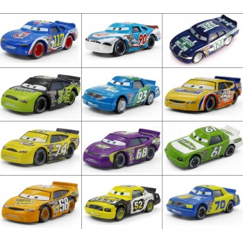 No.28-54 Disney Pixar Cars 3 2 METAL Diecast cars Disney McQueen #52 #84 apple 1:55 Diecast kid toys for Children Boys cars Gift