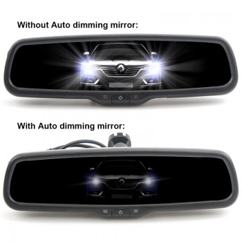No Car Monitor Auto Dimming 4.3 TFT LCD HD Special Bracket Car Parking Rear View Rearview Mirror For Toyota Kia Hyundai Nissan