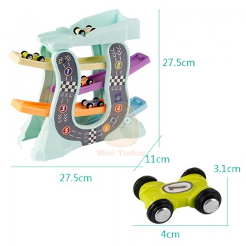 Magic Racing Cars Model Toys For Children Ramp Racer Railway Track With Gliders Little Car Toy For Boys Birthday Gifts Kids
