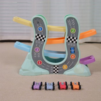 Magic Racing Cars Model Toys For Children Ramp Racer Railway Track With Gliders Little Car Toy For Boys Birthday Gifts Kids