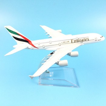 FREE SHIPPING 16CM A380 EMIRATES AIRLINES  METAL ALLOY MODEL PLANE AIRCRAFT MODEL  TOY AIRPLANE BIRTHDAY GIFT