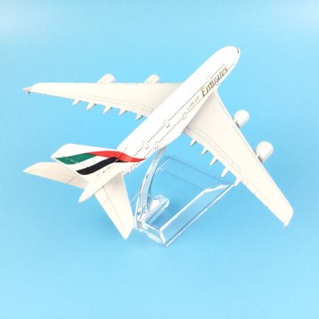 FREE SHIPPING 16CM A380 EMIRATES AIRLINES  METAL ALLOY MODEL PLANE AIRCRAFT MODEL  TOY AIRPLANE BIRTHDAY GIFT