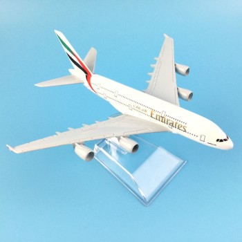 FREE SHIPPING 16CM A380 EMIRATES AIRLINES  METAL ALLOY MODEL PLANE AIRCRAFT MODEL  TOY AIRPLANE BIRTHDAY GIFT