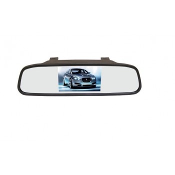 CCD HD Waterproof Parking Monitors System, LED Night Vision 170 Car Rear View Camera With 4.3 inch Car Rearview Mirror Monitor