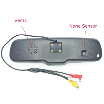 ANSHILONG 4.3 TFT LCD Car Rear View Mirror Monitor 2Ch video input with OEM special mounting bracket