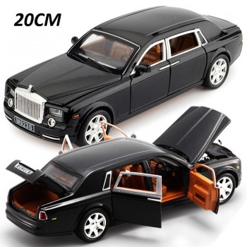 1/24 Big DieCasts Luxury Car Model Collectiion L=20Cm Display W/ 6 Openable Doors Nice Painting Pull Back amp;Return Power
