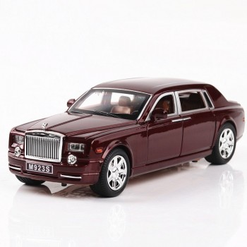 1/24 Big DieCasts Luxury Car Model Collectiion L=20Cm Display W/ 6 Openable Doors Nice Painting Pull Back amp;Return Power