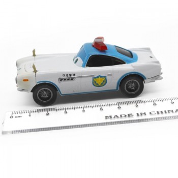 Disney Pixar Cars 3 2 Security Guard Finn McMissile Lightning McQueen Mater 1:55 Diecast Metal Alloy Model Car Kid Gift Boy Toy