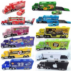 Disney Hot Sales Pixar Cars 2 Newest Lightning McQueen Mack Uncle Truck 1:55 Diecast The King Car Toys Children The Best Gifts